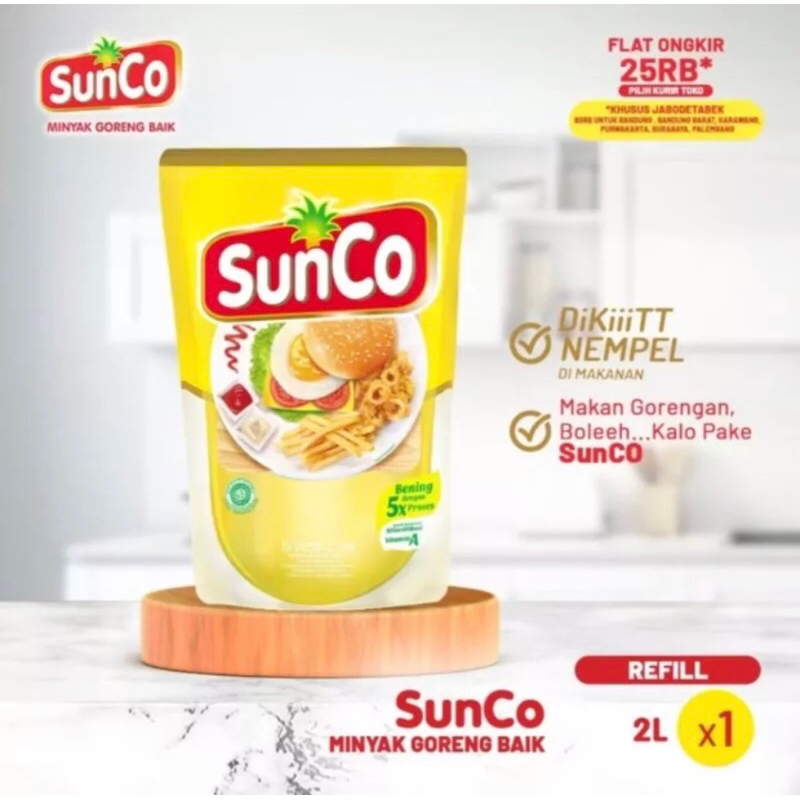 

SUNCO minyak goreng 2L termurah