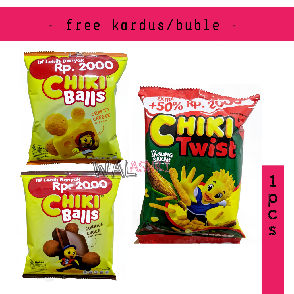 

Chiki Balls twist Snack keju/coklat jagung bakar