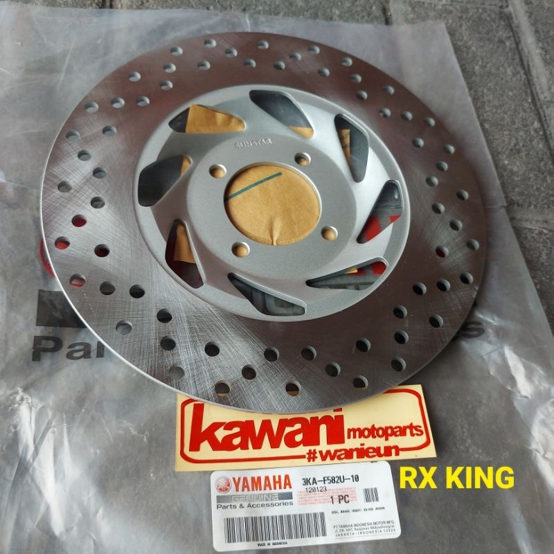 Piringan disc disk DEPAN RX KING ORIGINAL YGP tahun muda