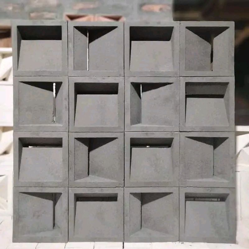 roster beton minimalis untuk pagar / sekat ruangan /ventilasi udara dll