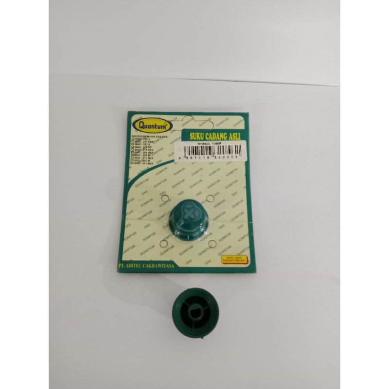 Tombol Timer Knop Manual Kompor Gas Quantum