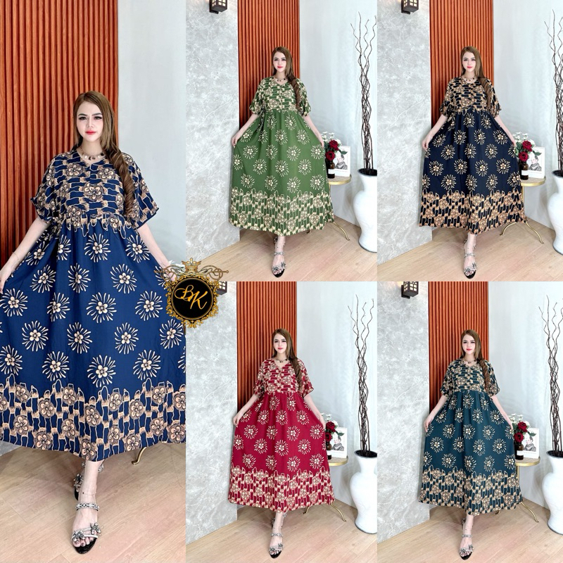 Daster Chibi Terbaru Jumbo Ld 130| Daster Jumbo Murah| Dress Chibi Jumbo|