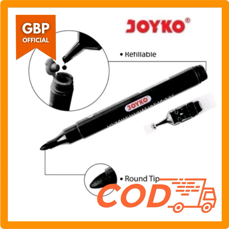 

Joyko Spidol Permanen Hitam PM34