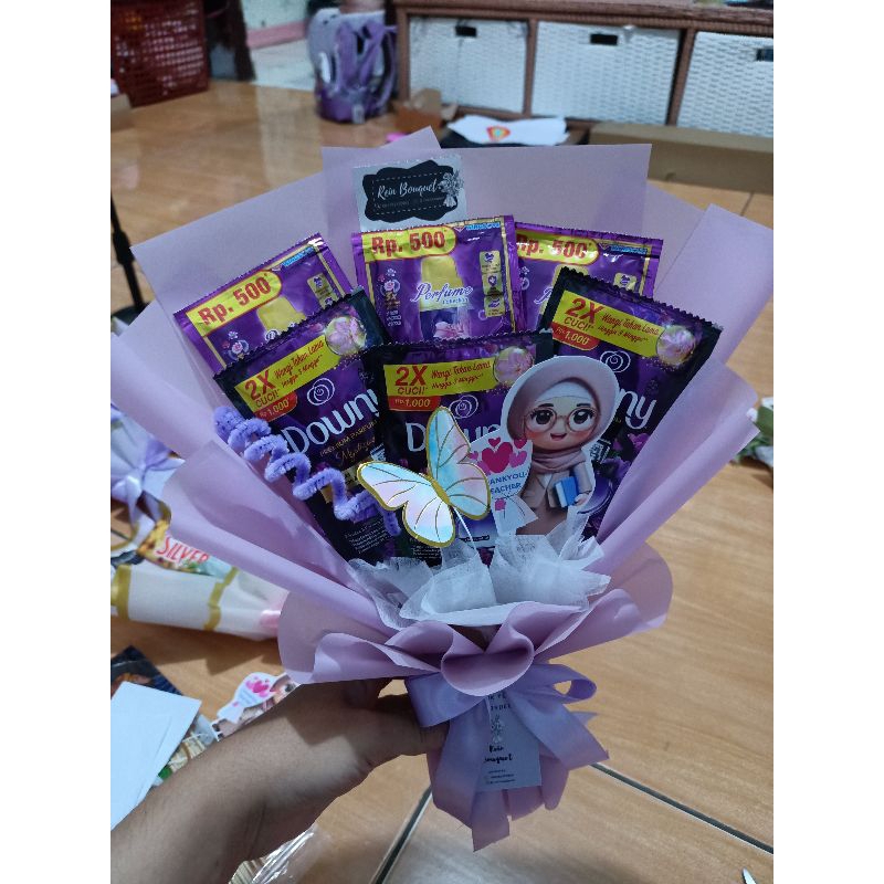 Buket sabun cuci /detergent cair / pelembut pakaian