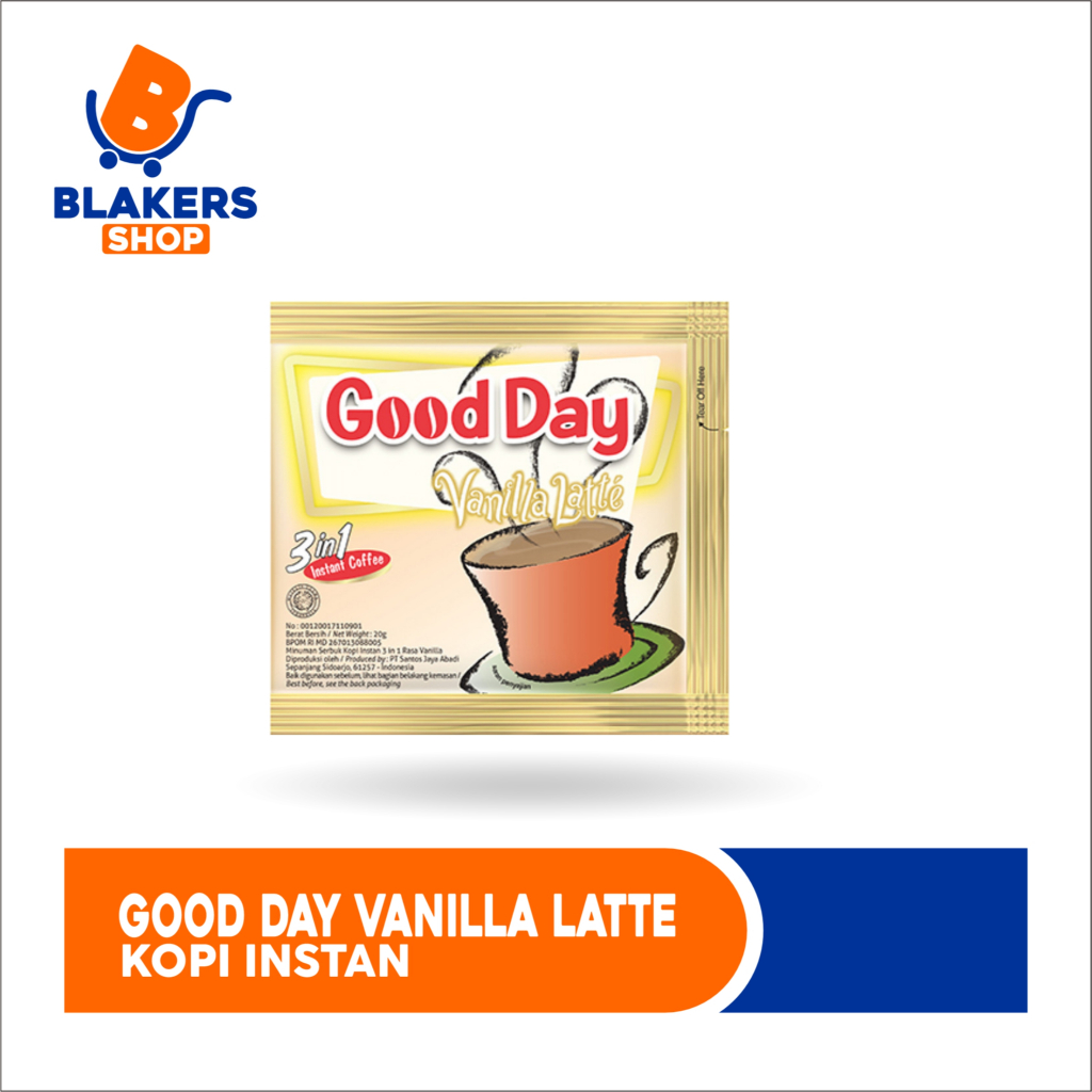 

Good Day Vanilla Latte Kopi Instan Rencengan