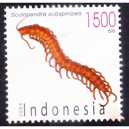 

A 11337 SATU BUAH PRANGKO INDONESIA TEMA SCOLOPENDRA SUBSPINIPES DENGAN KONDISI BELUM ADA CAP DAN ADA SEDIKIT NODA COKLAT PADA POJOK KANAN BAWAH