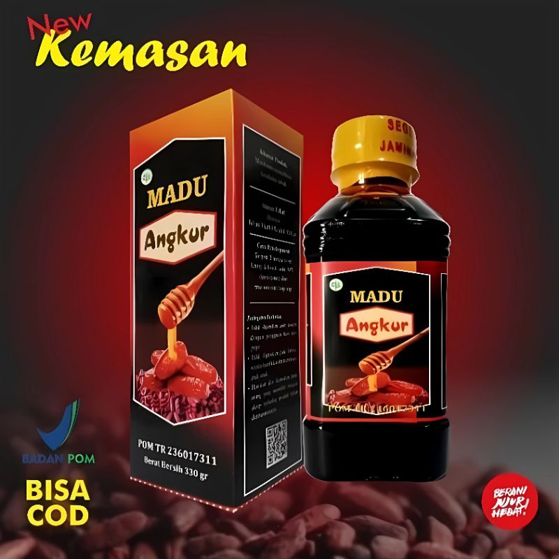 

Madu ANGKUR Sari Kurma Angkak Ayu Herbal 330g