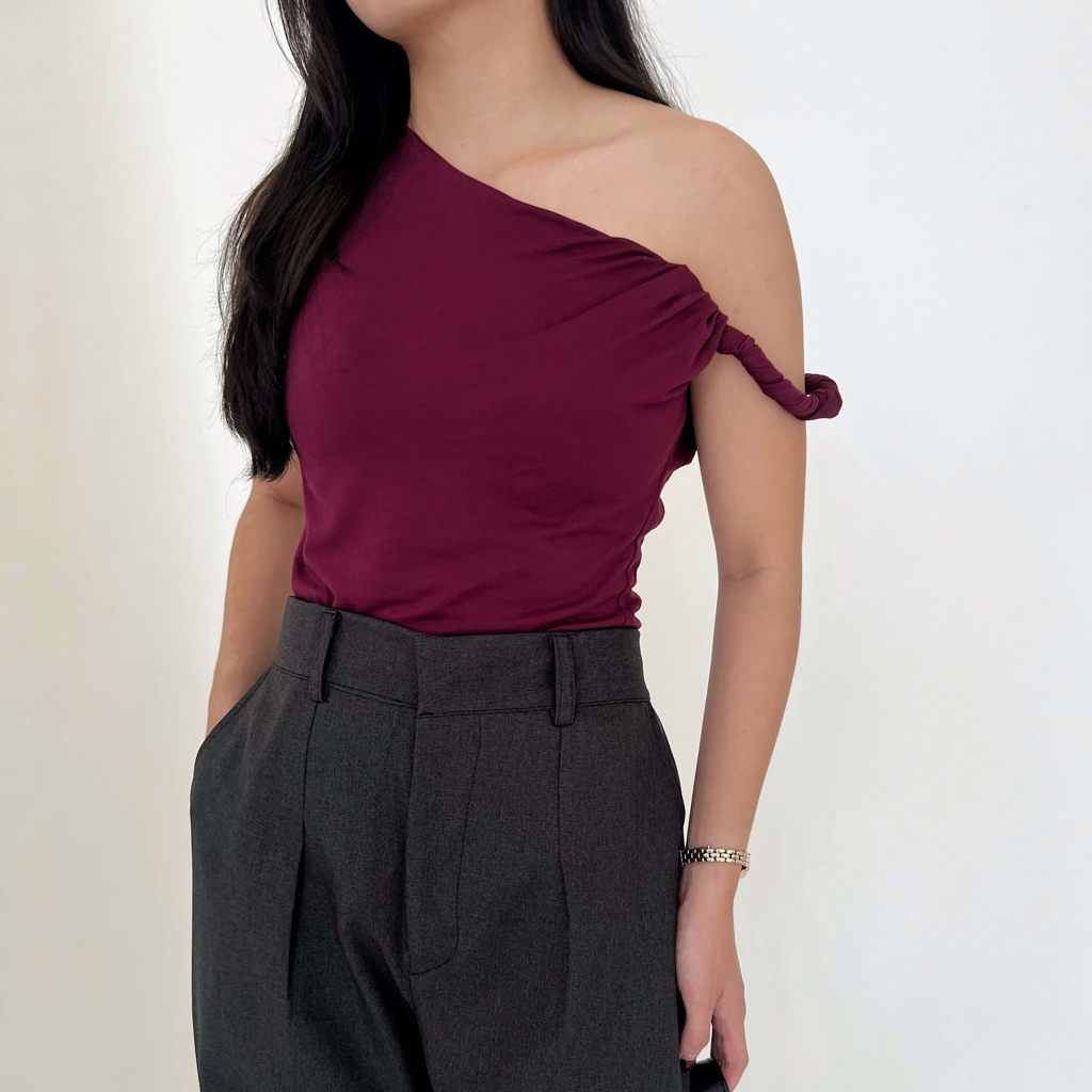 Atasan Maroon Imlek tanktop merah maroon murah