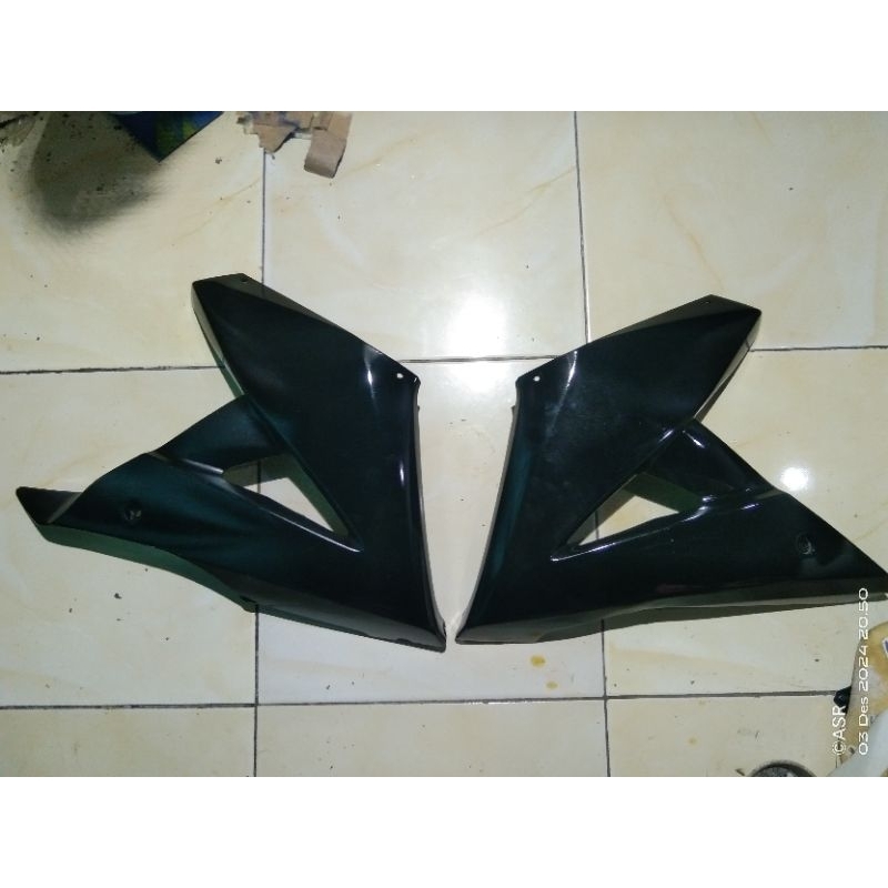 COVER FAIRING/COVER SAYAP BAWAH KAWASAKI NINJA RR NEW 1SET KANAN-KIRI ORIGINAL COPOTAN