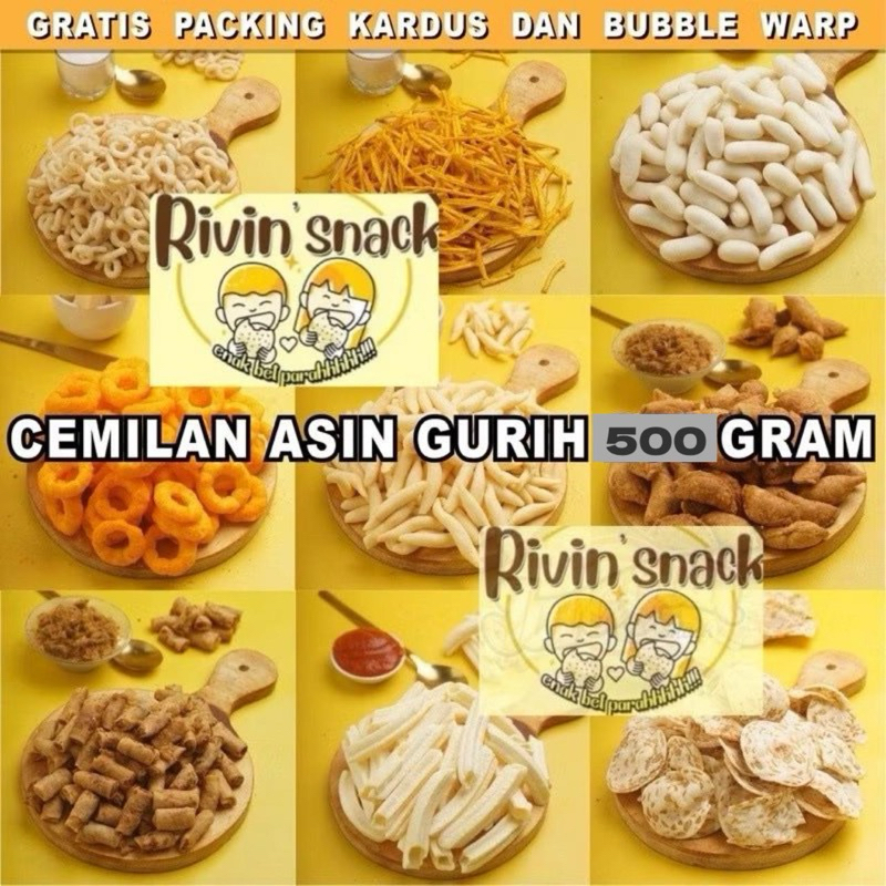 

SNACK/CEMILAN SERBA ASIN KILOAN JAKARTA 500gr (TERLENGKAP DAN TERMURAH) ( BASRENG / CHUBA / KERIPIK BAWANG / CENDOL KEJU / MAKARONI / TWIST CORN / STIK BALADO / TALAS / LANTING BAWANG / KERUPUK KULIT / SINGKONG ASIN / USUS / TAHU / SEBLAK)