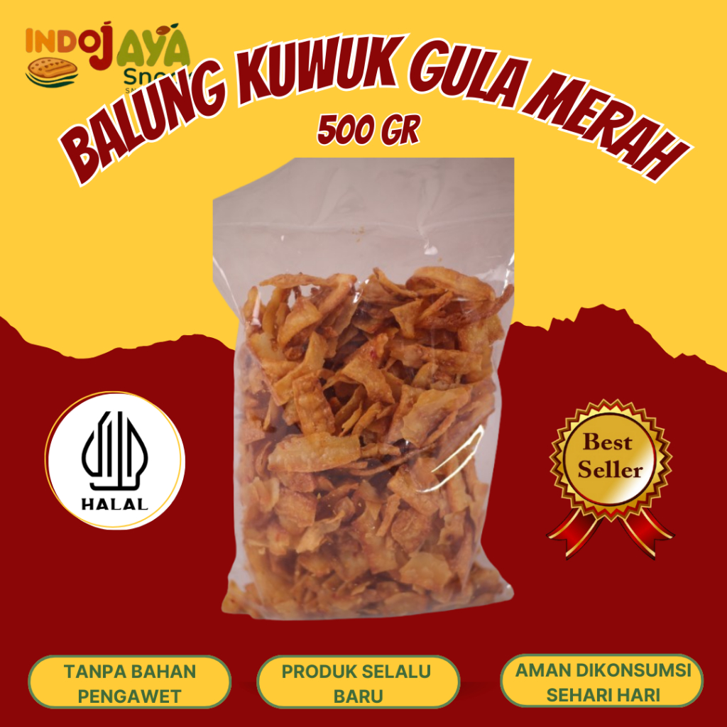 

Balung Kuwuk Gula Merah Baltek Balket Baloeng Kethek Cemilan Tradisional Dari Singkong 500 gr