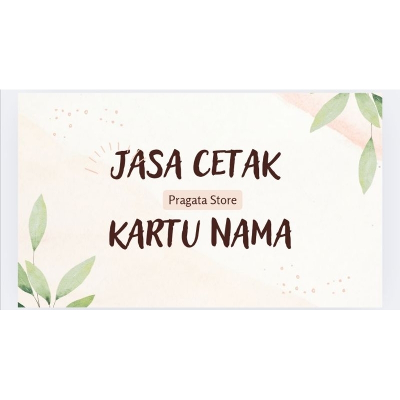 

Kartu Nama