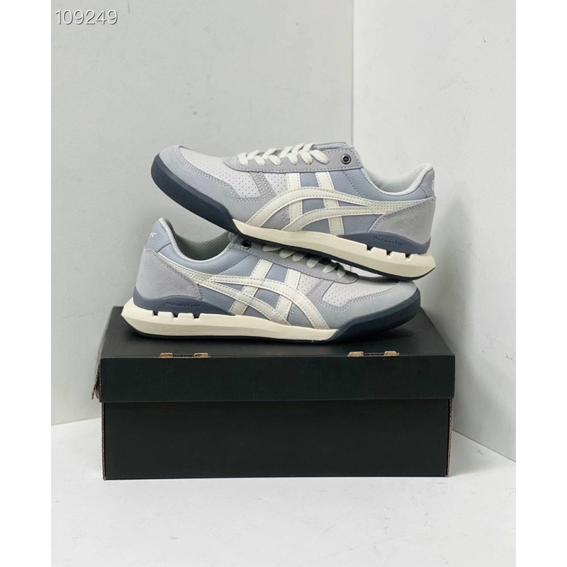 Promo Sepatu ONITSUKA TIGER ULTIMATE 81 Ex GREY WHITE /LEATHER