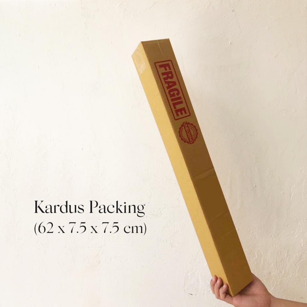 

Kardus Packing untuk Kertas / Poster (62 x 7.5 x 7.5 cm) Karton Paper Tube Core Corong Selongsong