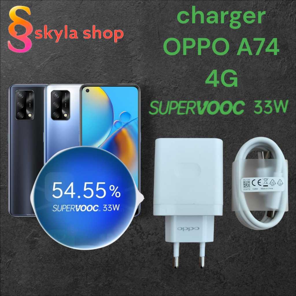 Charger OPPO A74 TIPE C Fast Charging 33W SUPERVOOC