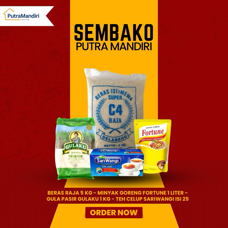 

Paket Sembako 119K [Putra Mandiri]