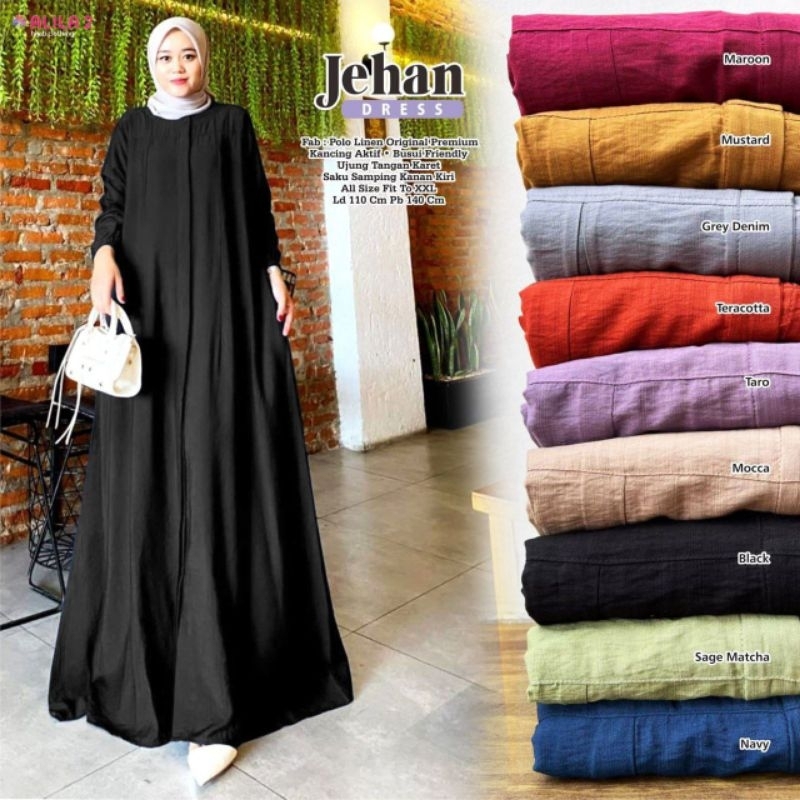 GAMIS JEHAN DRESS POLO LINEN POLOS