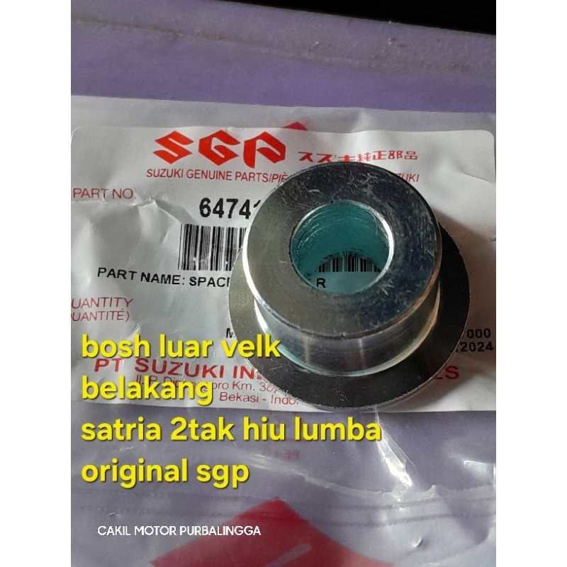 bosh boshing roda belakang bagian luar satria 2tak hiu lumba ori sgp