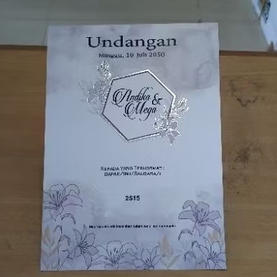 UNDANGAN ERBA 2515 ECER & GROSIR KOSONGAN TANPA PLASTIK OPP