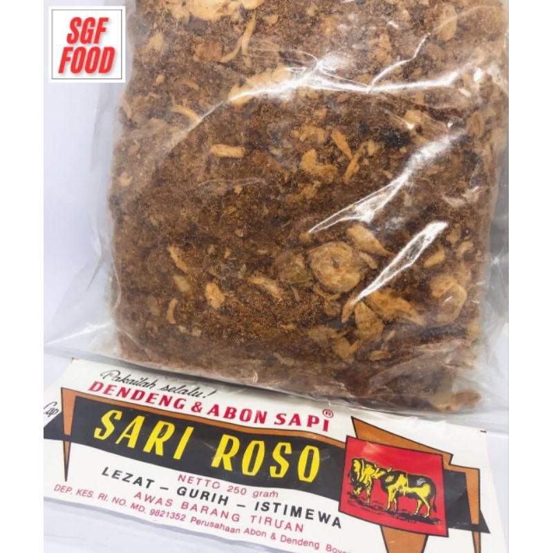 

abon sapi sari roso 250 gram