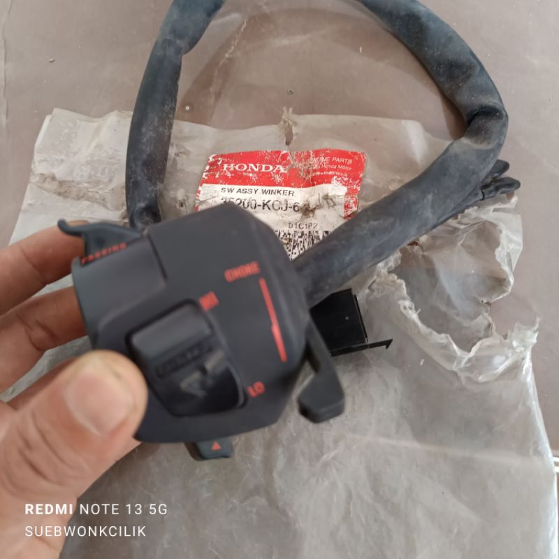 53200-KCJ-661 holder saklar kiri honda tiger revo awal original AHM nos