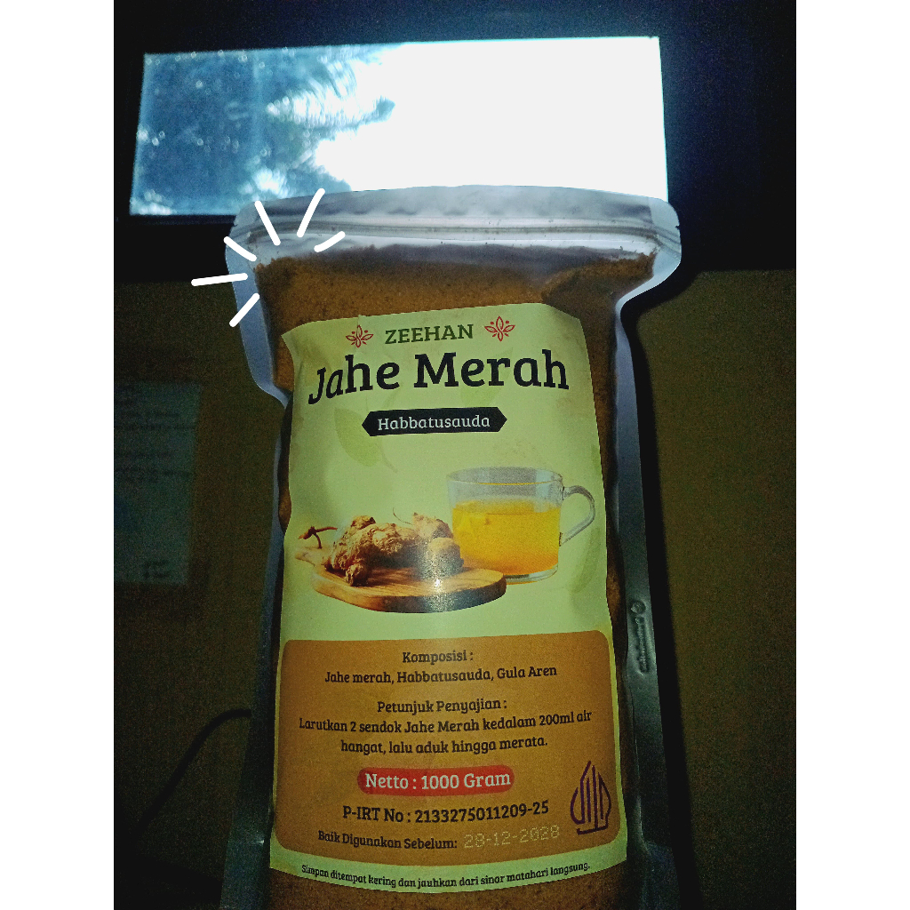 

Jahe Merah Habbatusauda | Jahe Merah ZEEHAN 1KG