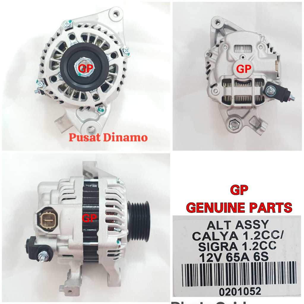 Alternator Assy GP Calya 1.2 CC / Sigra 1.2 CC 12V 65A 6S