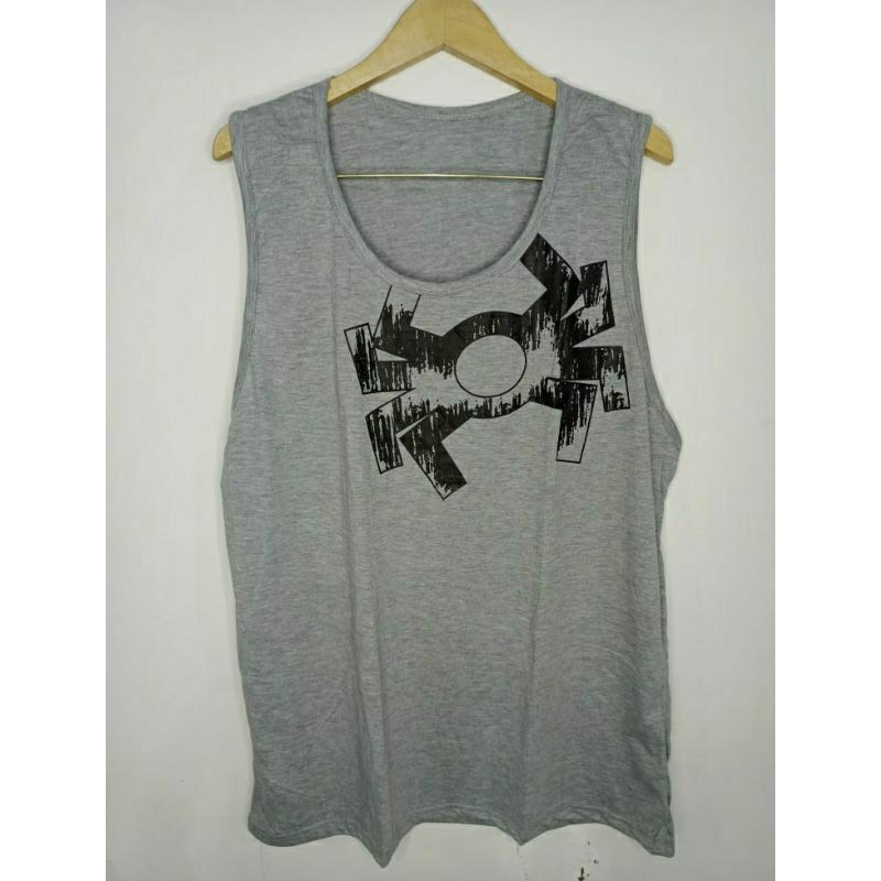 KAOS SINGLET JUMBO PRIA DAN WANITA 2XL 3XL 4XL 5XL KATUN