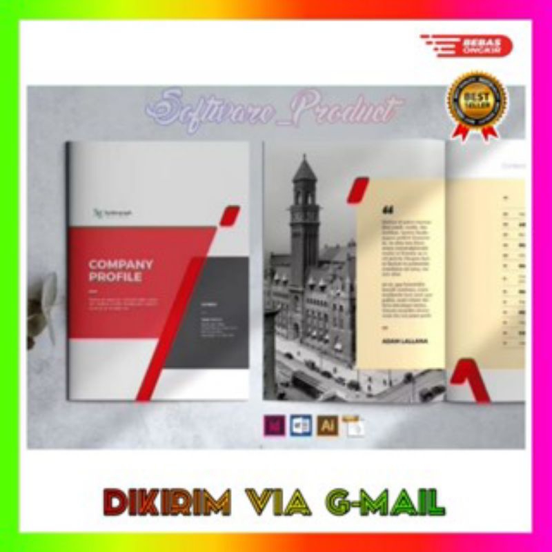 61 Template Company Profile Word - full Cover & isinya