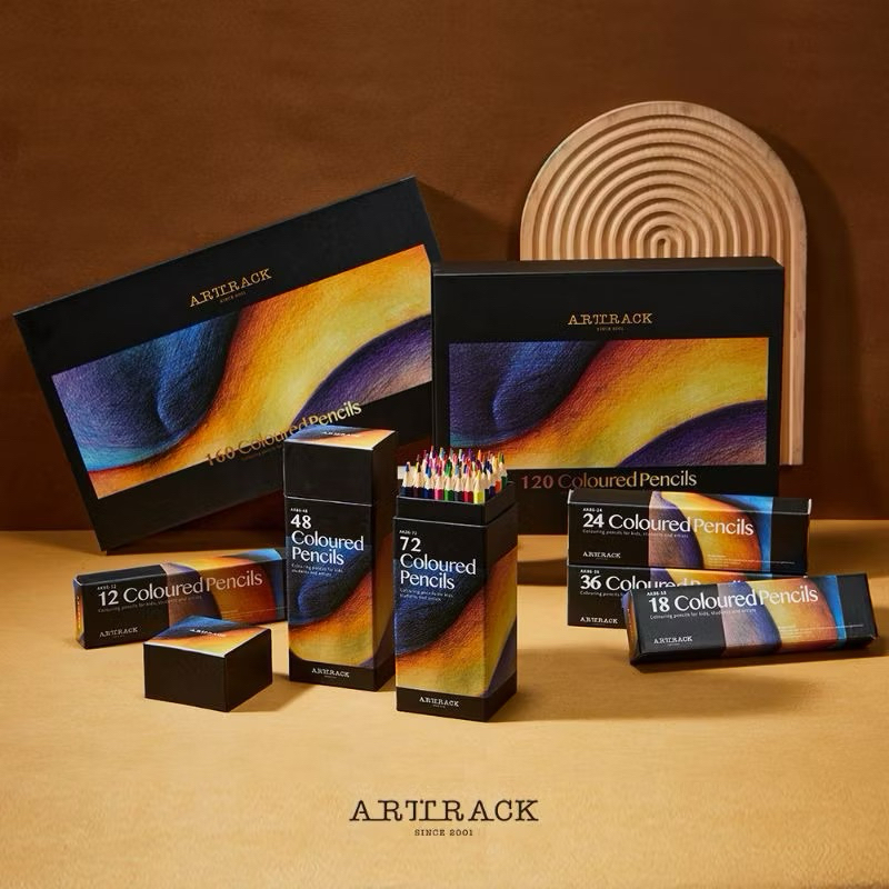 

ARTTRACK Pensil Warna 72 Warna - 72 Coloured Pencils Professional Premium Import High Quality Hexagon Pencils