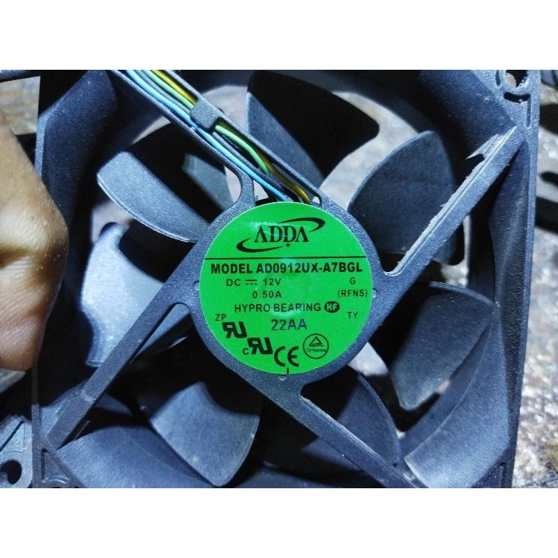 kipas DC 12v high speed 9 x 9 cm .