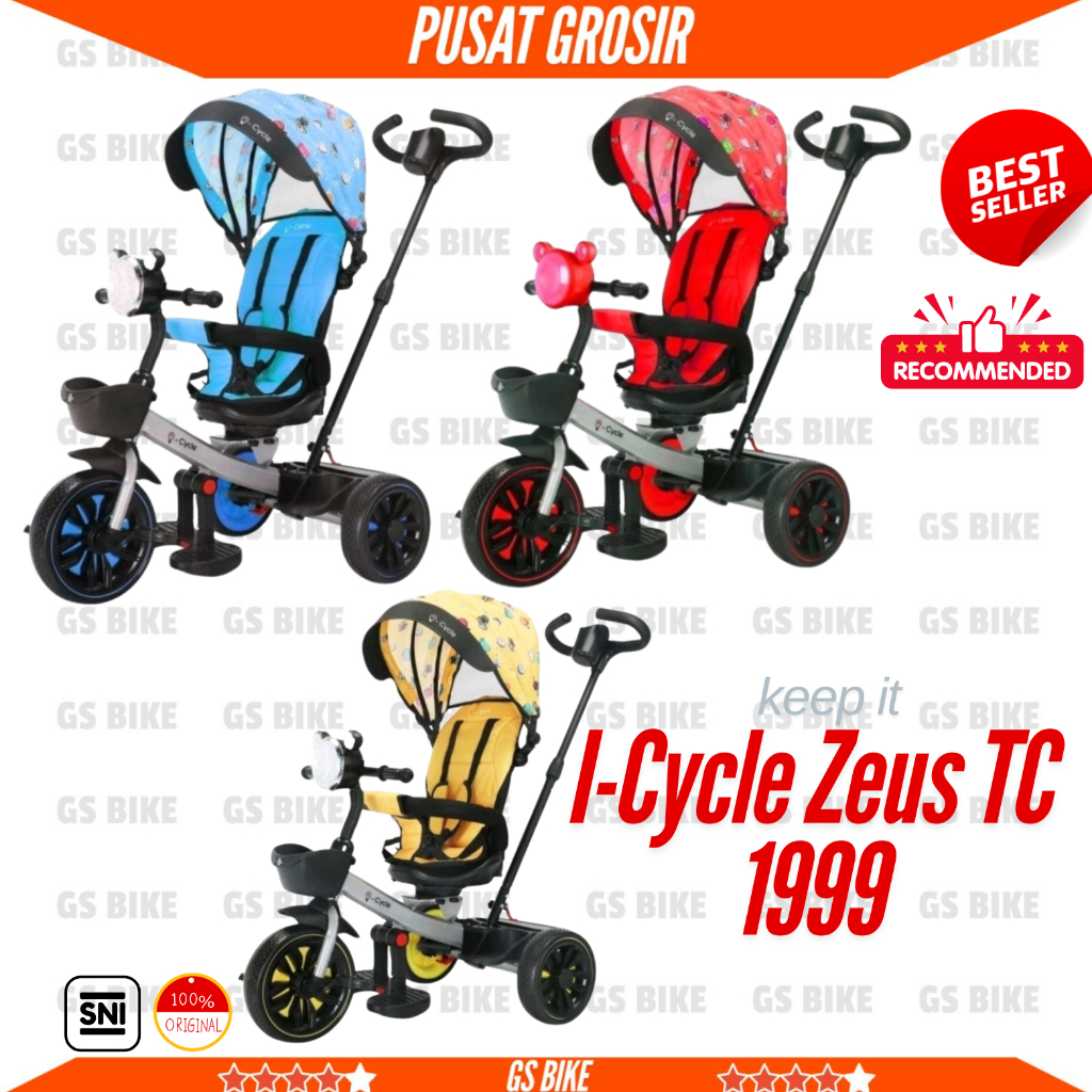 Sepeda Anak Roda Tiga I Cycle Zeus TC 1999 Sepeda Roda Tiga ICycle 1999 Zeus