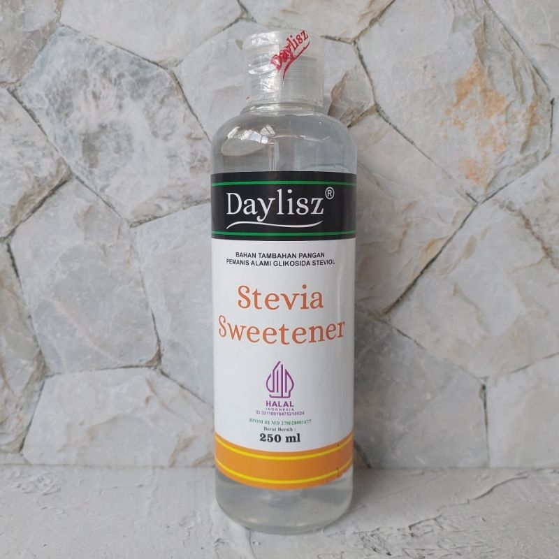 

Stevia Sweetener 250 ml - Daylisz Pemanis 0 Kalori - Alternatif Gula Pasir / Aren