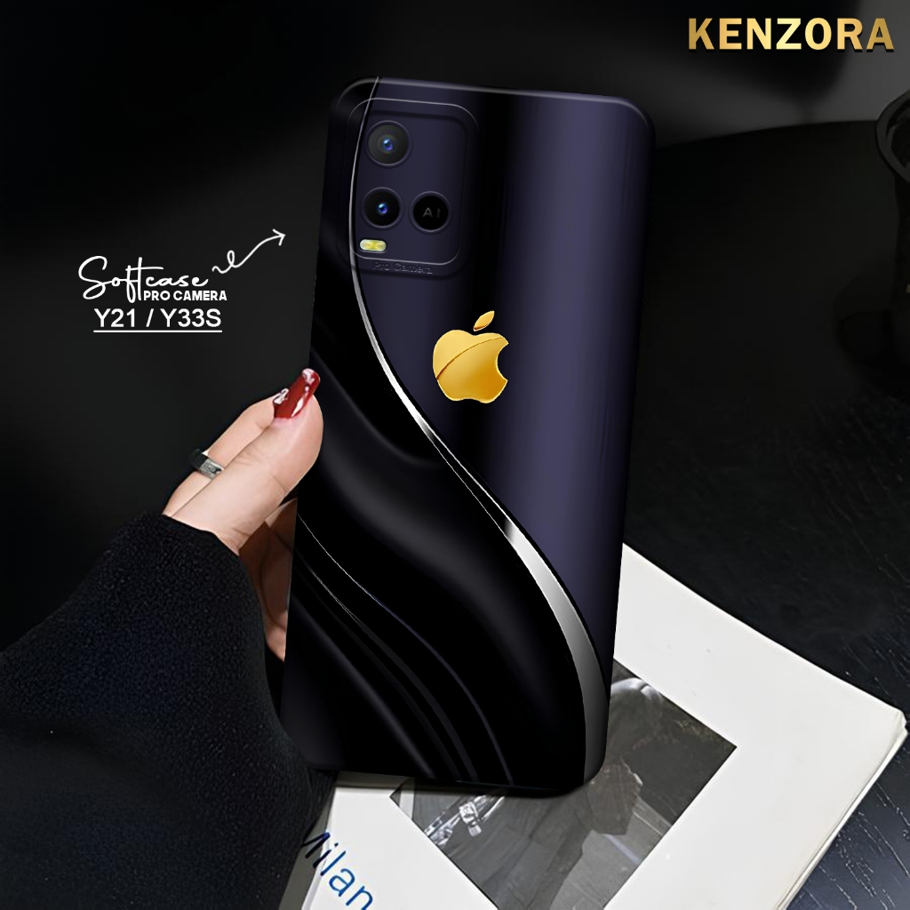 Kenzora Case VIVO Y21/Y21S Fashion Case Logo Iphone series Premium Case Hardcase Softcase Casing hp 