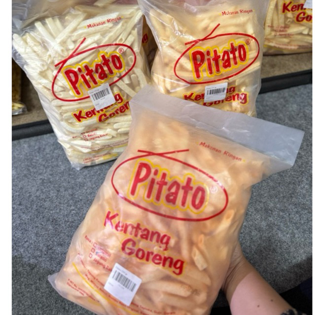 

Pitato kentang goreng 3 varian rasa