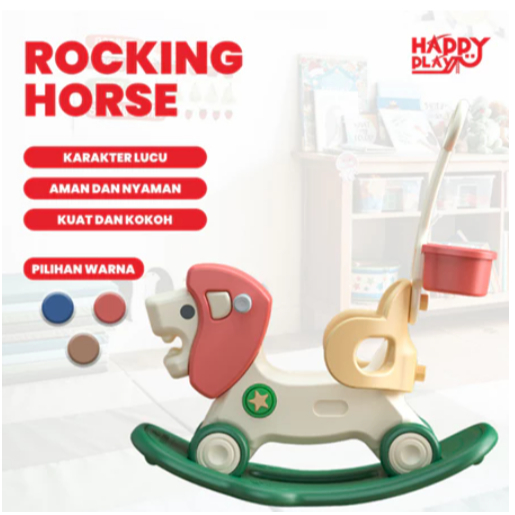 Mainan Rocking Horse Anak Jungkat Jungkit Murah Karakter Lion Jungkat Jungkit Anak Plastik Mainan Ku