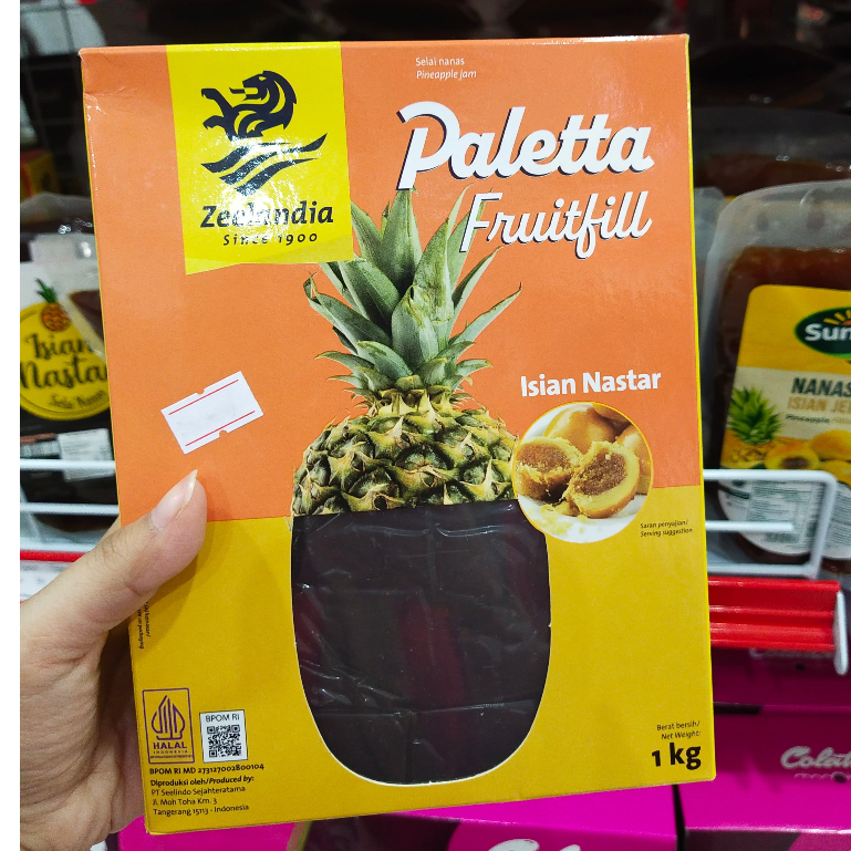 

Zeelandia Paletta Fruitfill / Selai Isian Nastar / Selai Nanas 1kg