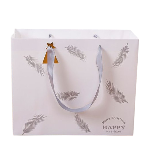

Paper Bag Premium Toples Daun Putih 23X15X23 Tas Gift Bag Kantong Sovenir Hadiah