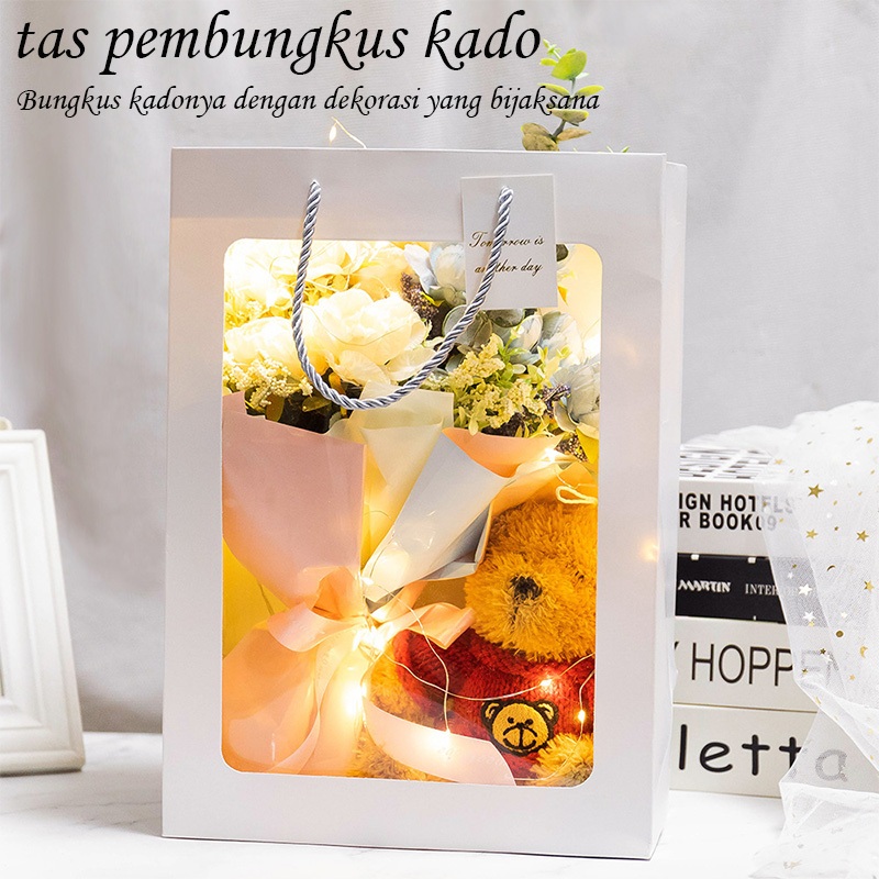 

【Penting untuk pemberian hadiah】INS tas pembungkus kado/Tas buket hadiah bunga