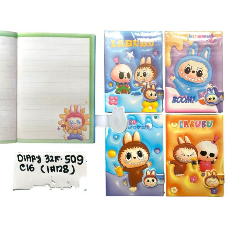 

DIARY LABUBU TEBAL MAGNET UKURAN A5