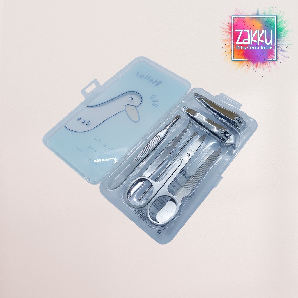 SET GUNTING KUKU ISI 7 PCS/ NAIL CLIPPERS 7in1 (RFZ27.1-23)