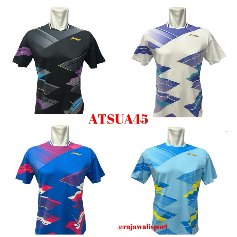 PROMO  Jersey Lining ATSUA45 / Baju Badminton Lining ATSUA45 Original