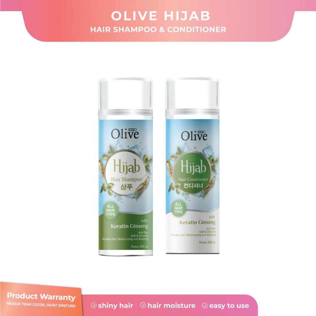 SYB CO.E OLIVE HIJAB HAIR CONDITIONER & SHAMPO 200 ML