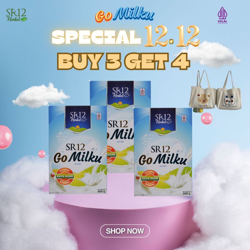 

FREE TOTE BAG SERBAGUNA SUSU KAMBING ETAWA ASLI GOMILKU DAN GOLD SR12 UNTUK PERNAPASAN, KOLESTROL SENDI DARAH TINGGI