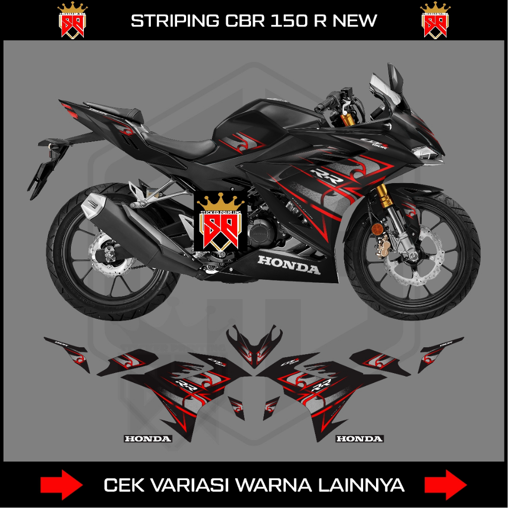 STIKER CBR 150R K45R / DECAL STRIPING STICKER HONDA CBR 150 R K45R