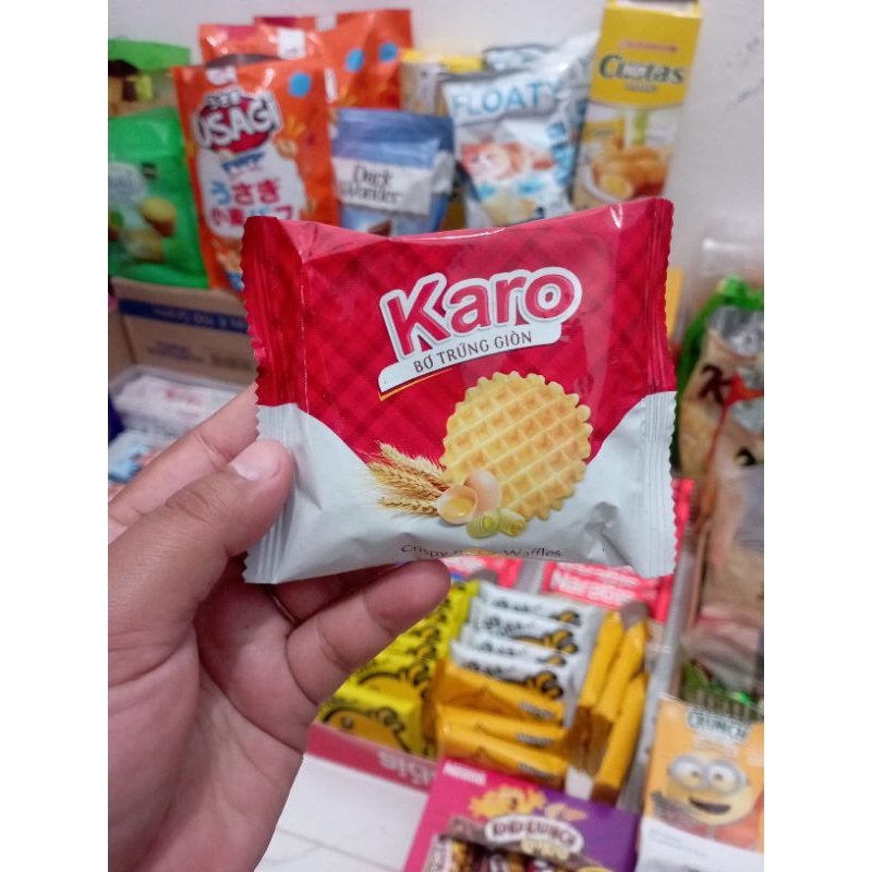 

Karo Crispy Butter Waffles Ecer 1pcs