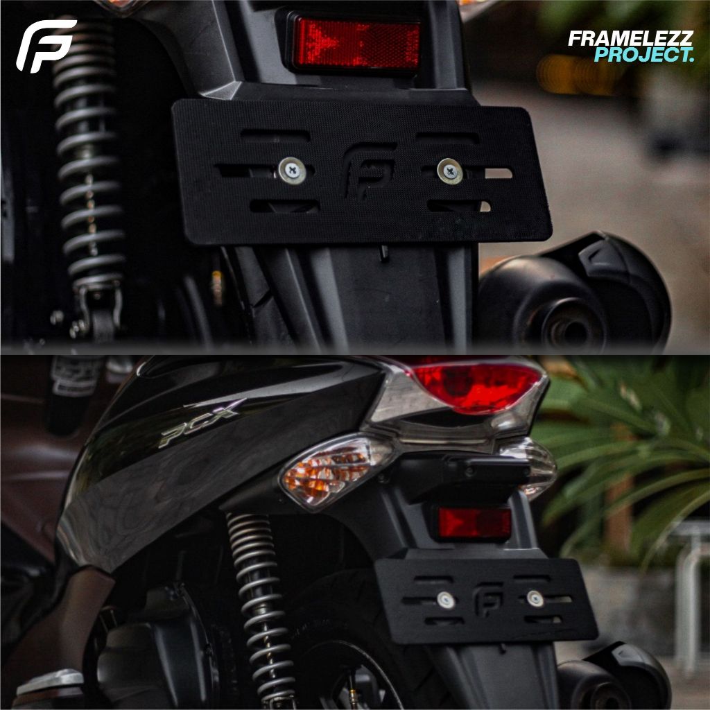 Terbaru Dudukan Plat Nomor Motor/Tatakan Plat Nomor Motor/Tempat Plat Nomor Motor Universal Semua