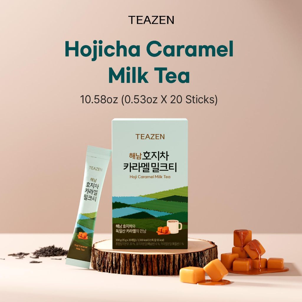 

[READY] Teazen Hojicha Caramel Milk Tea