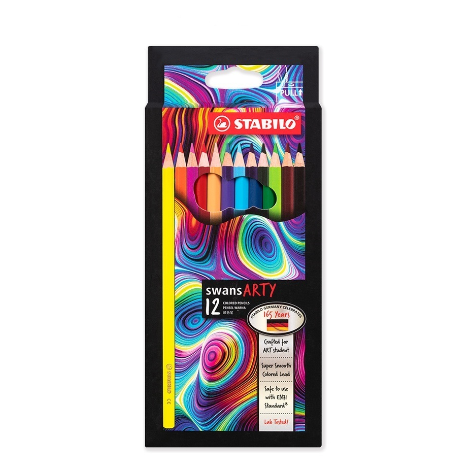 

Stabilo Swans Arty 12 Colored Pensil Warna 12 Warna