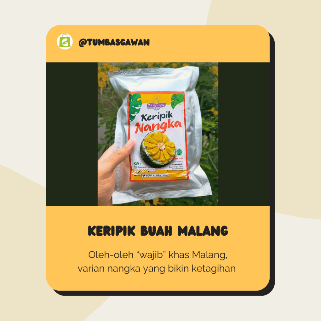 

Keripik Nangka Malang 100 gram